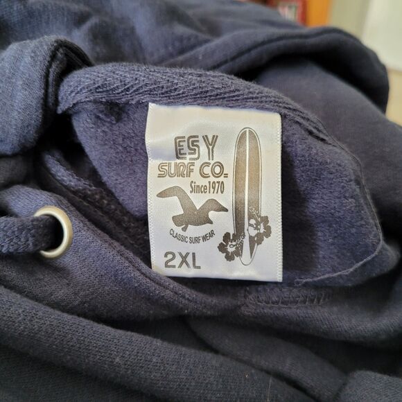 Blue Oversized Loose Fit Sweatshirt Streetwear - Picture 6 of 7